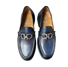 Pelle "Newport" Loafer P042-Navy