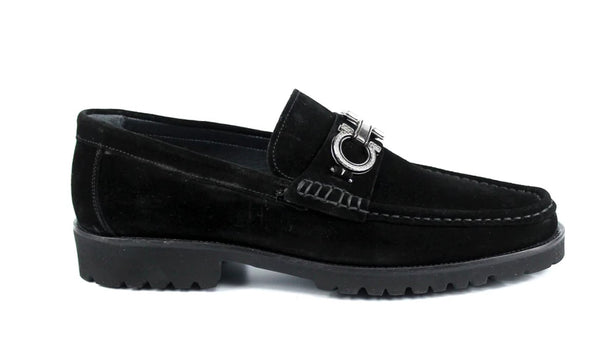 Style: Newport-P041B-Black Suede