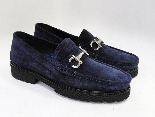 Pelle Newport Suede Loafer - Blue