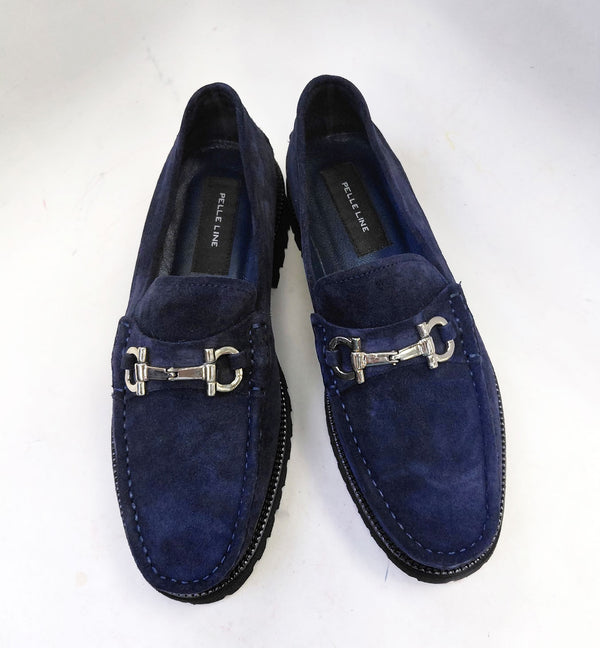 Pelle Newport Suede Loafer - Blue