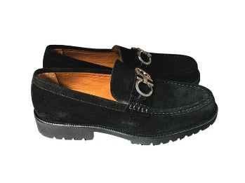 Pelle Suede "Newport" Suede Loafer P041-Black