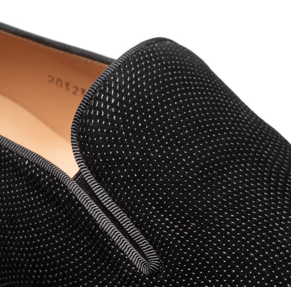 Style: "Notte" Beaded Suede Loafer