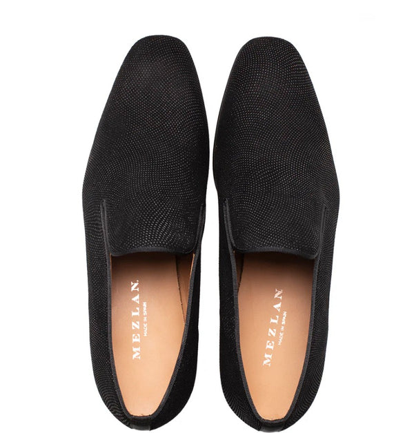 Style: "Notte" Beaded Suede Loafer