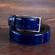 Load image into Gallery viewer, Patent Leather Belt Electric/Blue