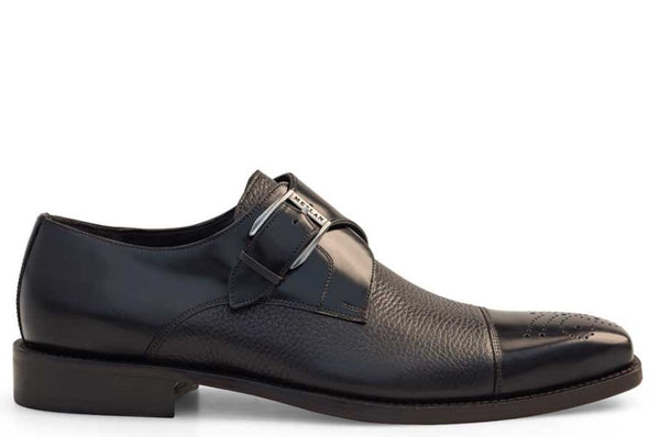 Mezlan Phoenix Monkstrap Shoe Brown