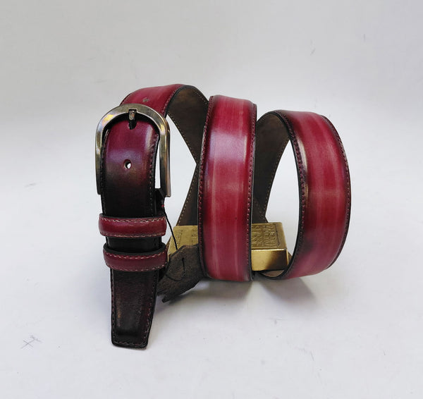 Style: C Collection Pomegranete Leather Belt