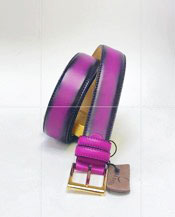 Style: C Collection Purple Leather Belt