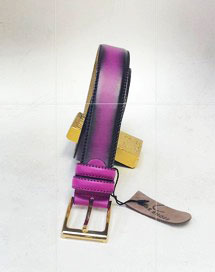 Style: C Collection Purple Leather Belt
