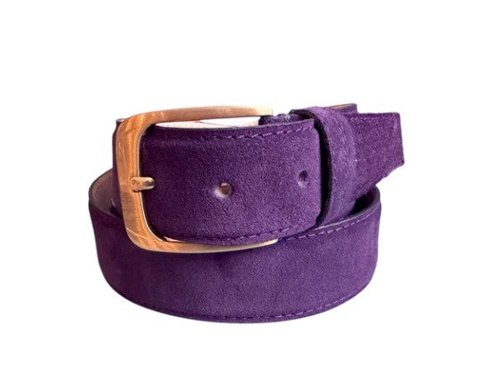 Corrente Suede Belt Purple