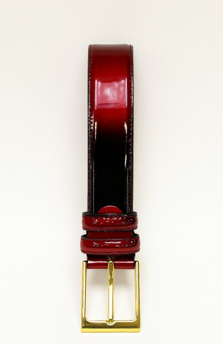 Style: C Collection Red Patent Leather Belt