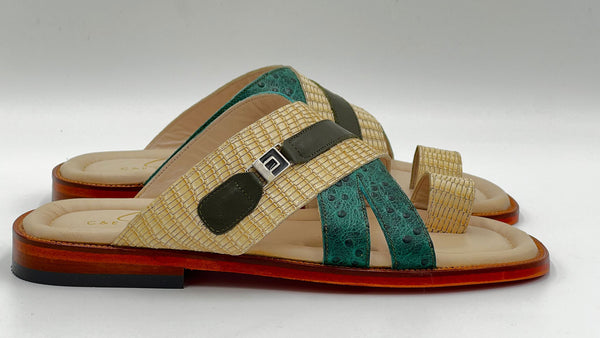 Style: S6195-Green/Beige