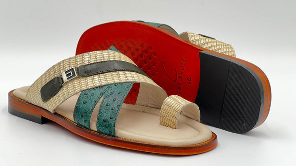 Style: S6195-Green/Beige