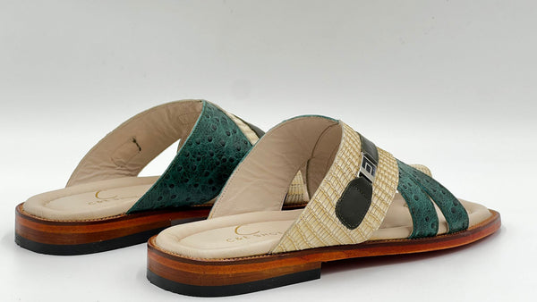 Style: S6195-Green/Beige