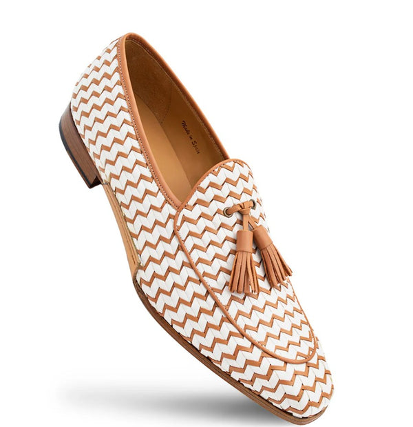 Style: Sants Woven Tasseled Loafer