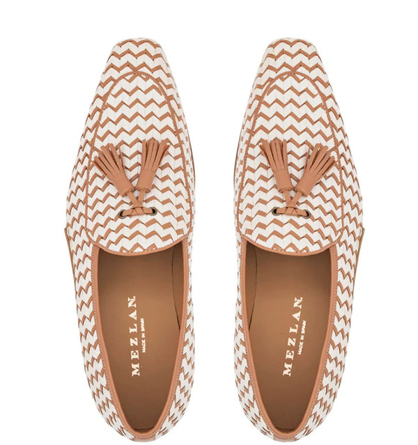Style: Sants Woven Tasseled Loafer