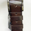 Load image into Gallery viewer, Scored Leather Belt Brown