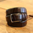 Load image into Gallery viewer, Scored Leather Belt Brown