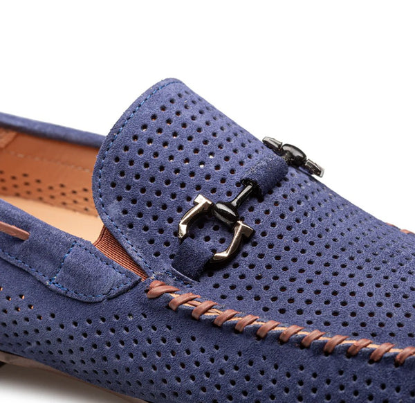 Style: Tarraco Perf Suede Moccasin