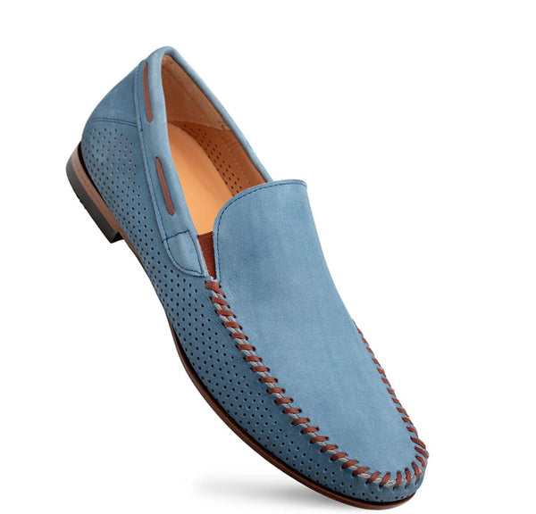 Mezlan Tossa Nubuck Moccasin - Jeans
