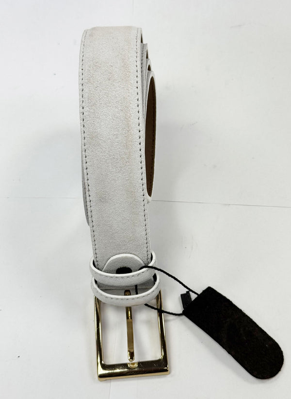 Style: C Collection White Suede Belt