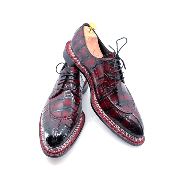 Maurice Floyd Alligator Oxford - Burgundy