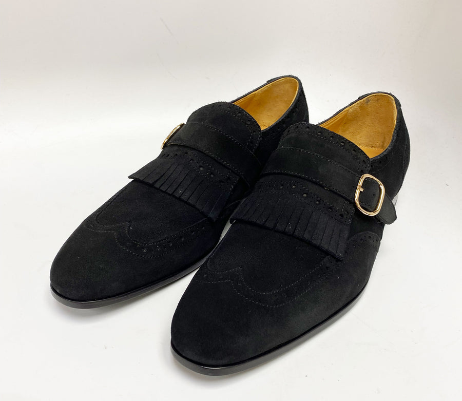 Supple Suede Slip-On Shoe Black