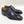 Load image into Gallery viewer, &quot;Norman&quot; Burnished Calfskin Lace-Up Split-Toe Oxford Navy
