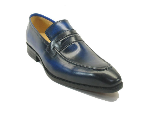 Calfskin Slip-On Penny Loafer Navy