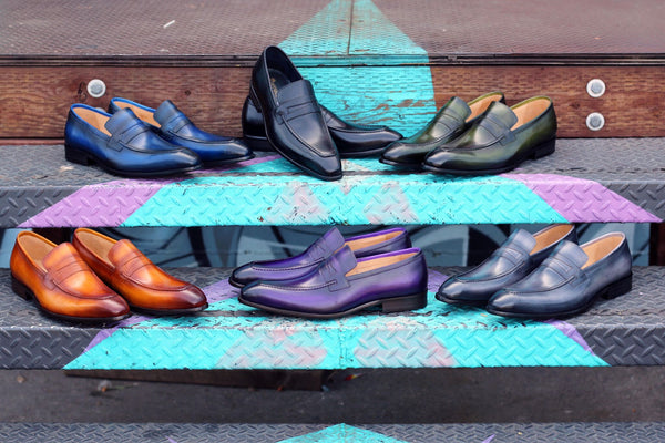 Calfskin Slip-On Penny Loafer Cognac