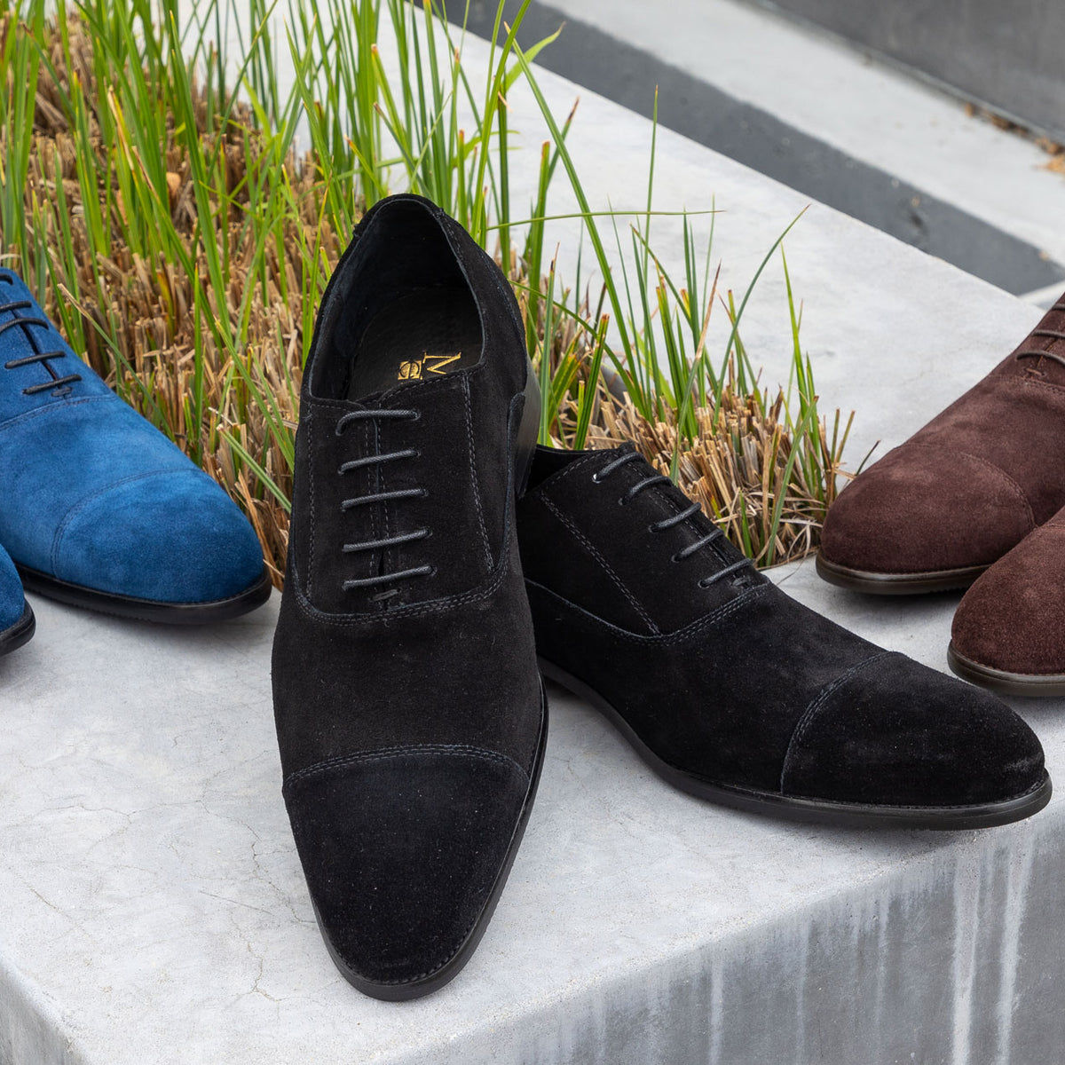 Lace-Up Oxford Blue C&E Fashions Lace-Up Oxford Blue C&E Fashions