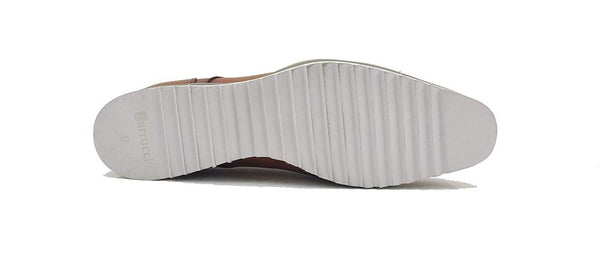 Burnished Calfskin Lace-Up Shoe Cognac