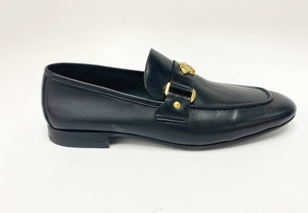 Pelle Calfskin Slip-On Loafer Black