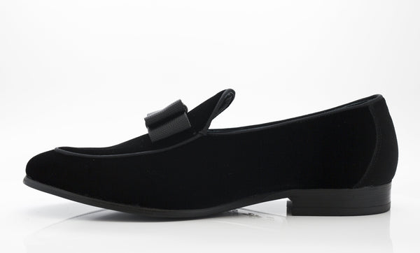 Velvet Formal Loafer Black