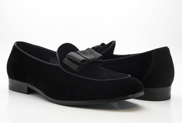 Velvet Formal Loafer Black