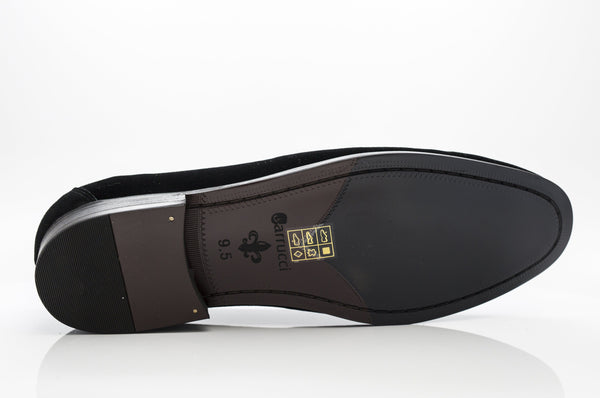 Velvet Formal Loafer Black