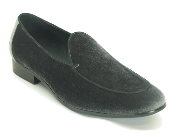 Velvet Formal Loafer Grey