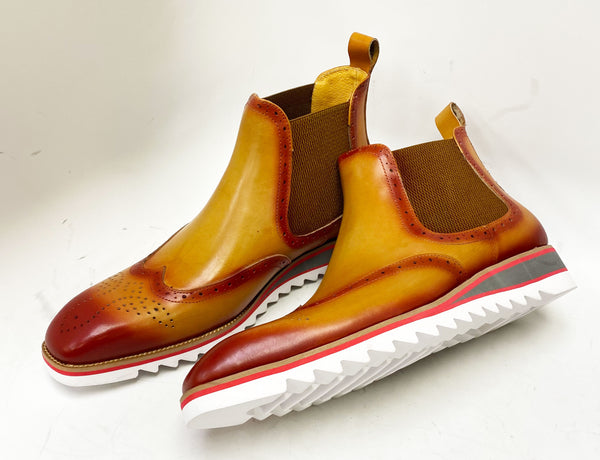 550-19-Cognac/Burgundy