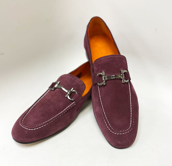 Pelle Suede Loafer Wine