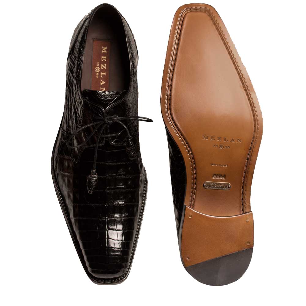 Anderson Crocodile Oxford Black – C&E Fashions display picture 2