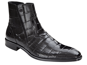 Belucci Alligator Boot Black