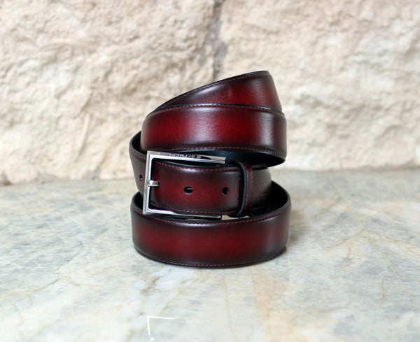 Calfskin Slip-On Penny Loafer Burgundy