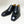 Load image into Gallery viewer, &quot;Daniel&quot; Burnished Calfskin Lace-Up Oxford Black
