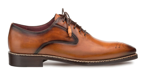 Mezlan Gavino Lace-Up Oxford Cognac