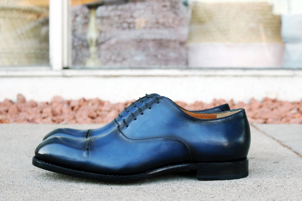 Gianni Cap Toe Oxford Navy