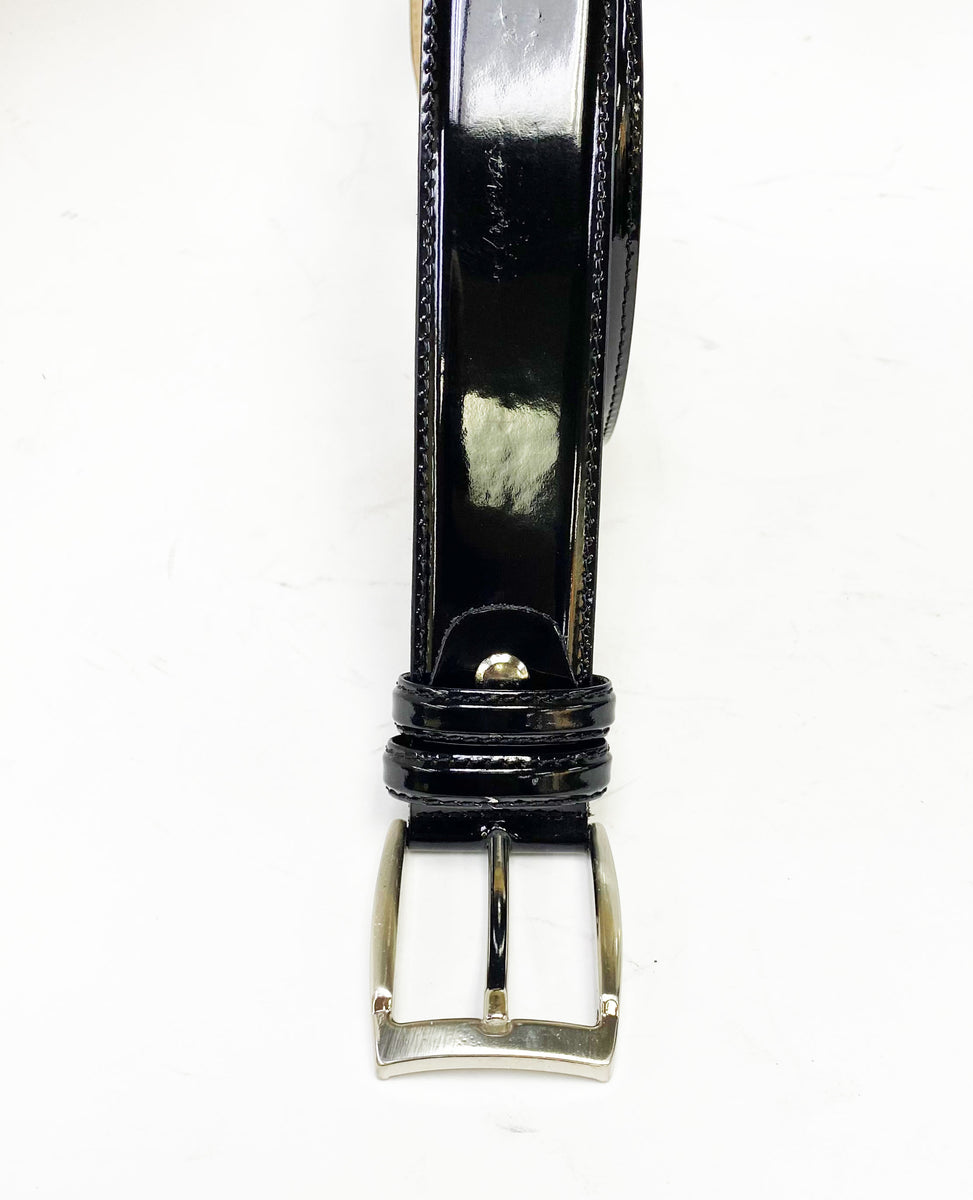 Patent Leather Belt Black 42 C&E