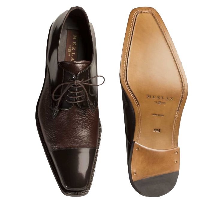 Mezlan Soka Lace-Up Oxford Brown – C&E Fashions display picture 1