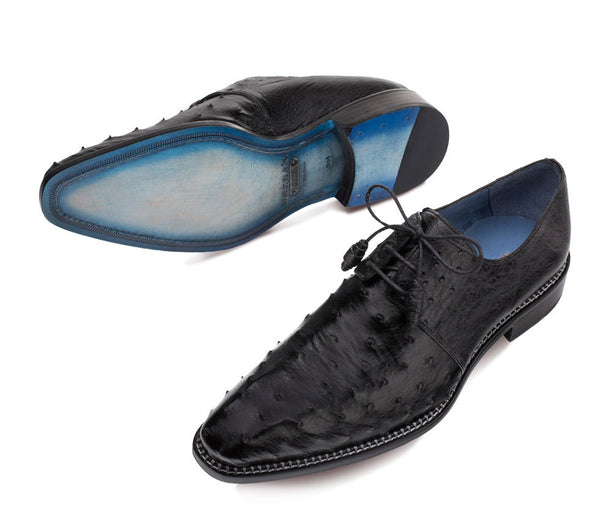 Mezlan Tillson Ostrich Oxford Black