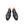 Ugo Vasare Jason Wholecut Patent  Calfskin Oxford - Charcoal Grey