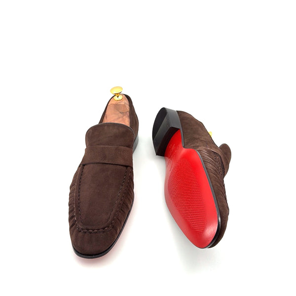 C Collection Suede Loafer - Brown