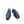 Ugo Vasare Zion Calfskin Oxford - Navy